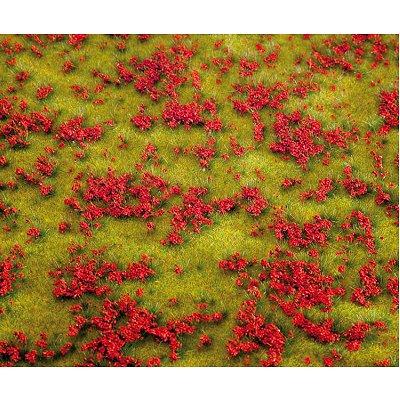 Faller - Modélisme accessoires de décor - Végétation - Segments de paysage Premium : Prairie fleurie rouge