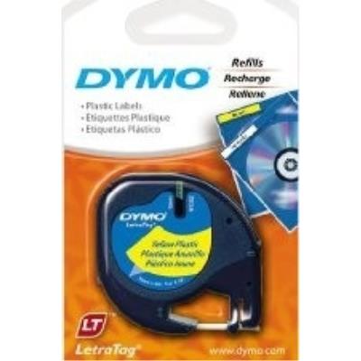 Dymo 12mm letratag plastic tape (s0721570)