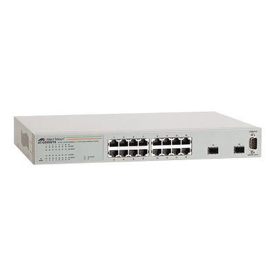 Allied Telesis AT GS950/16 WebSmart Switch - switch - 16 poorten - Beheerd - desktop
