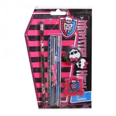 Set papeterie monster high : 4 pièces