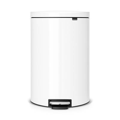 Poubelle flatback 40 litres blanc
