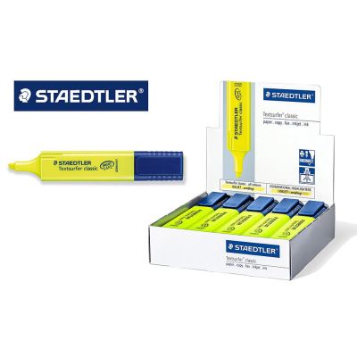 Aucune Jaune Boîte 10 Marqueurs Fluor Staedtler