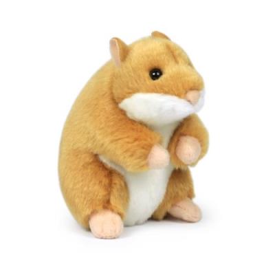 Wwf - 15201023 - peluche - hamster assis - marron - 11,5 cm