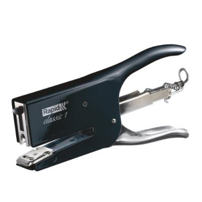 Rapid pince agrafeuse classique k1 retro magic black, noir capacit dagrafage   50 feuilles, profondeur d insertion  56mm, cha