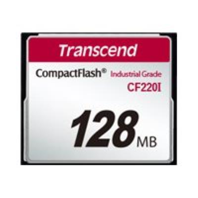 Transcend CF220I Industrial Temp - flashgeheugenkaart - 128 MB - CompactFlash