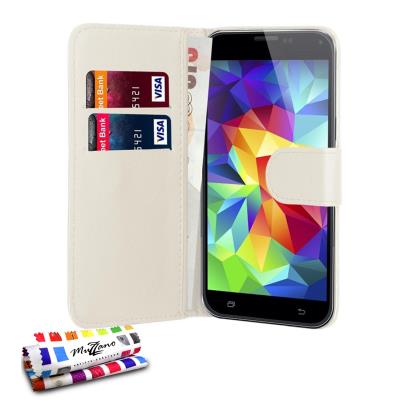 Etui à Rabat Le Folio Premium Blanc pour HUAWEI HONOR 7