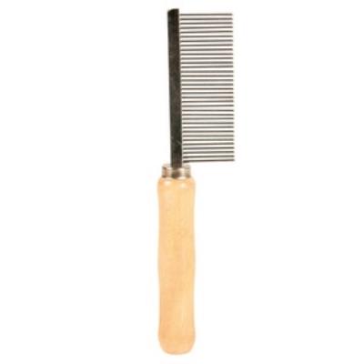 Meilleurs prix pour Peigne, Manche En Bois, Dents Medium, 18 Cm - Mon Animalerie