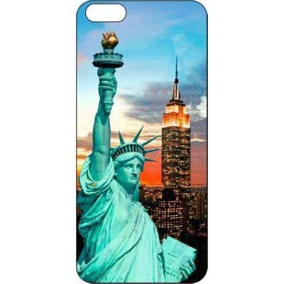 Authentic Cases 3D Mobile Arts True 3D Autocollant Pour Iphone 5 Miss Liberty