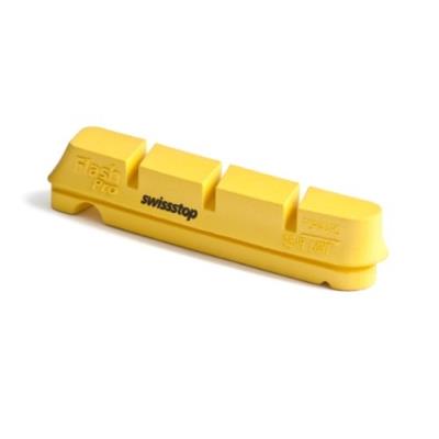 Swiss stop flash pro patins de frein compatible shimano sram jaune