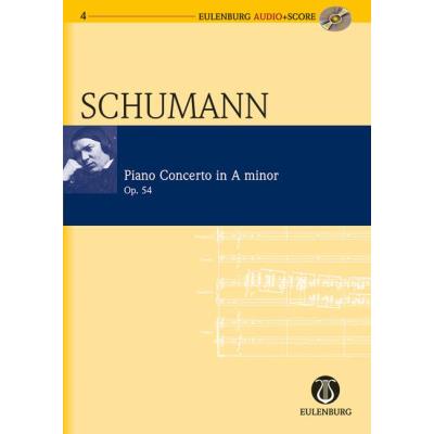 Partitions classique EULENBURG SCHUMANN ROBERT - CONCERTO A MINOR OP. 54 - PIANO AND ORCHESTRA Format poche