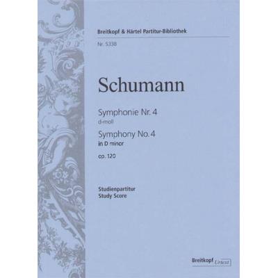 Partitions classique EDITION BREITKOPF SCHUMANN ROBERT - SYMPHONIE NR. 4 D-MOLL OP.120 - STUDY SCORE Orchestre