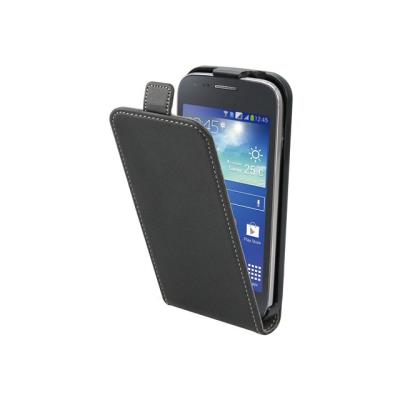 Muvit Slim - Beschermende bedekking voor mobiele telefoon - polyurethaan, polycarbonaat - zwart - voor Samsung Galaxy Ace 3