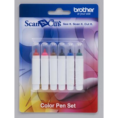 ScanNCut BROTHER Kit stylos couleur (6 pièces) CAPEN1