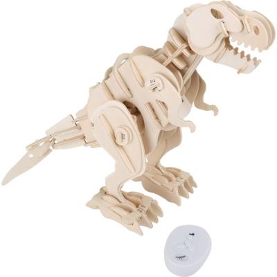 Kit de construction en bois télécommandé T-Rex Yann