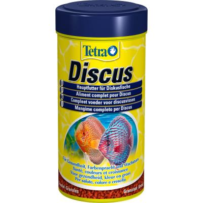 Alimentation tetra discus pour poissons exotiques contenance 250 ml