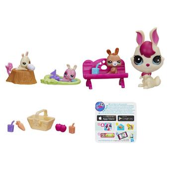 Littlest Pet Shop Le Pique Nique Des Bebes Lapins Figurines Et Accessoires Autres Figurines Et Repliques Achat Prix Fnac