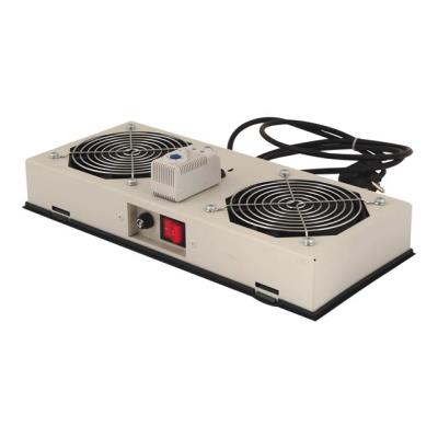 DIGITUS Professional DN-19 FAN-2-WM-I - rack fan tray (220/240 V) with thermostat (2 fans)