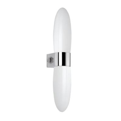 TRIO LEUCHTEN APPLIQUE MURALE POUR SALLE DE BAIN CHROME AVEC INTERRUPTEUR