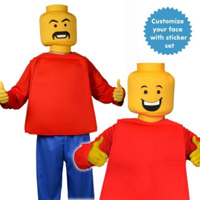 Déguisement Morphsuits Monsieur Bloc Head Original