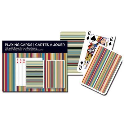 Jeux de cartes : rayures 2 x 55 cartes piatnik