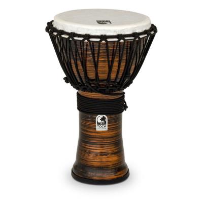 Percussions Toca Djembe Freestyle Ii Accord Par Corde Spun Copper - Tf2Dj-9Sc Djembés