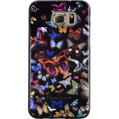 Coque Butterfly Parade de Christian Lacroix noire pour Samsung Galaxy S6 G620