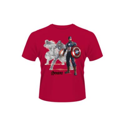 Avengers L'Ère d'Ultron T-Shirt Captain America Draw (M)