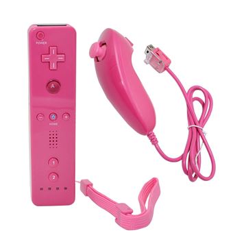 Manette de jeu à distance sans fil pour Nintendo Wii, manette de jeu sans  mouvement Plus, télécommande compatible, manette Nintendo Wii, 2 en 1