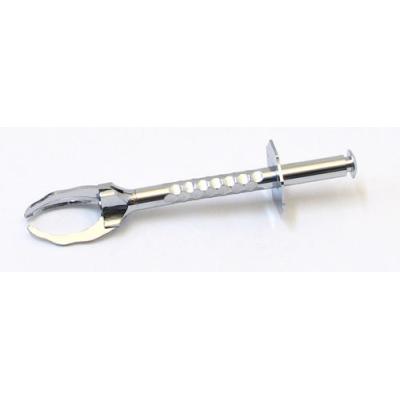 Roger orfevre pince sucre chromee guillochee*860218