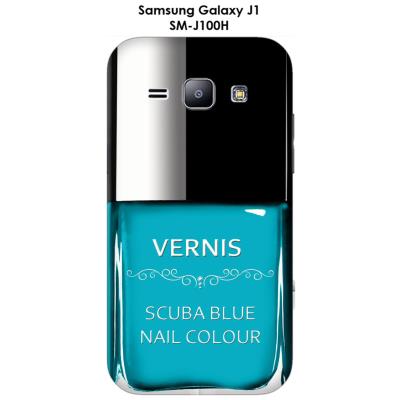 Coque Samsung Galaxy J1 - SM-J100H Vernis Scuba Blue
