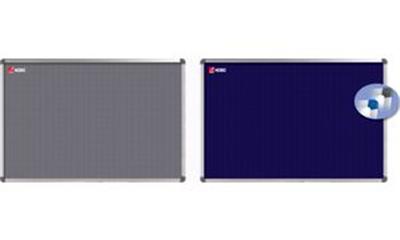 nobo - Panneau textile Elipse, gris dimensions: (L)900 x (H)600 mm, (30238646 / Neu: 1900911)