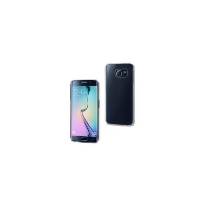 Muvit Customline Clear Back - Achterzijde behuizing voor mobiele telefoon - polycarbonaat - kristal - voor Samsung Galaxy S6 edge