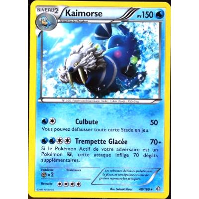 carte Pokémon 48/160 Kaimorse 150 PV Série XY - Primo Choc NEUF FR État correct - Pokémon reconditionné disponible sur Fnac