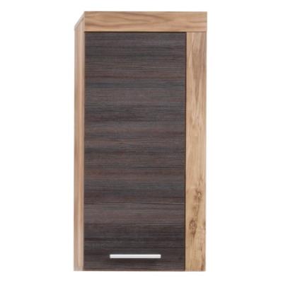 Maisonnerie 1259-503-59 cancun placard murale de salle de bain noyer finition satinée lxhxp 36 x 79 x 23 cm