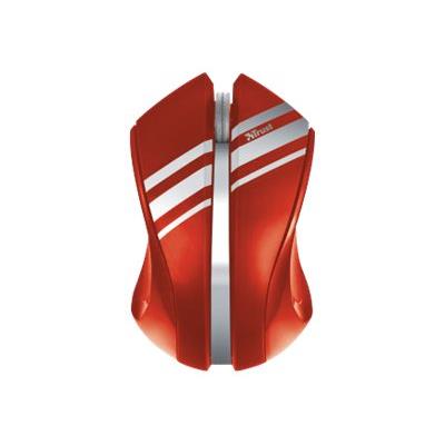 Trust Sula - souris - 2.4 GHz - rouge