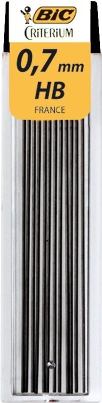 Mines Criterium® - Diamètre 0,7 Mm HB - Etui de 12 Mines 0,7 mm