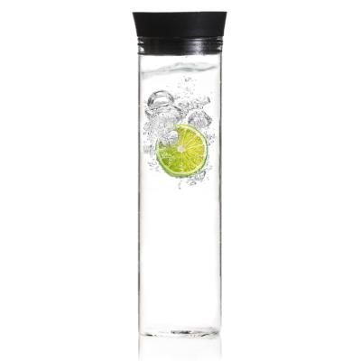 Carafe cylindrique Viva Noire 1L