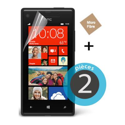 2 films de protection écran HTC Windows Phone 8X
