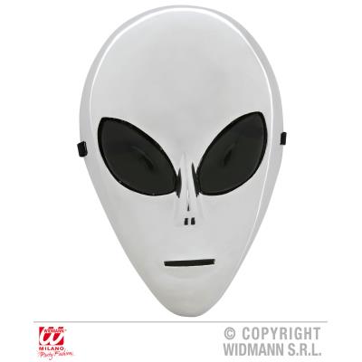 Masque alien argent