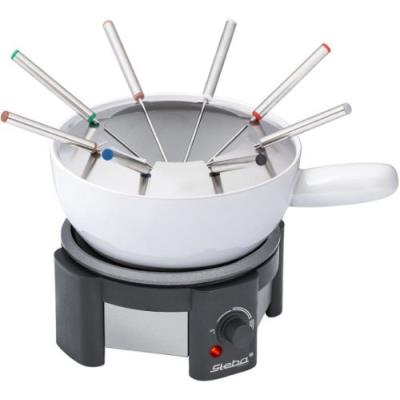 Steba fo 1.2 caquelon à fondue en fonte émaillée 1500 w