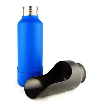 H2o4k9 bouteille isotherme avec bouchon bol bleu pétrole 700 ml