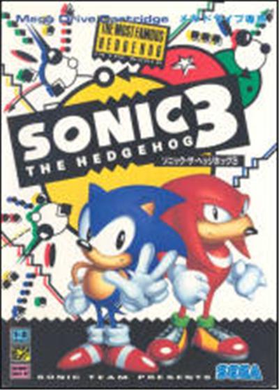 Sega Sonic The Hedgehog 3 - Import Japonais