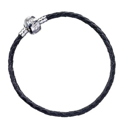Bracelet à bretelles en cuir noir Harry Potter: Grand