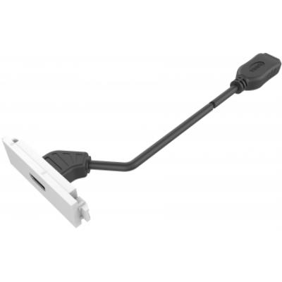 VISION TechConnect 3 HDMI module - plaat met klik-in voor modulaire voorziening