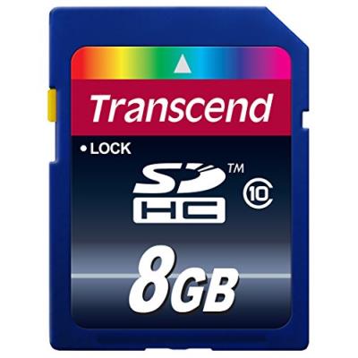 Transcend 8 go carte mémoire sdhc classe 10 ts8gsdhc10