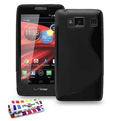 Coque Souple ORIGINALE Ultra Fine Noir , Le S,  Premium de MUZZANO pour MOTOROLA RAZR HD
