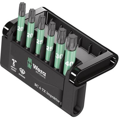 Wera Assortiment D'embouts Mini-Check Impaktor, 6 Pièces, Pz
