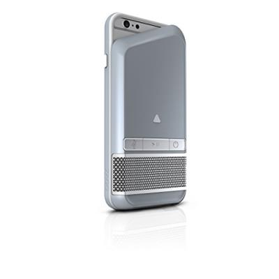 Zagg speaker case avec int. haut-parleur pour iphone 6, bleue - sadapte iphone 6 ip6zsc-bl0