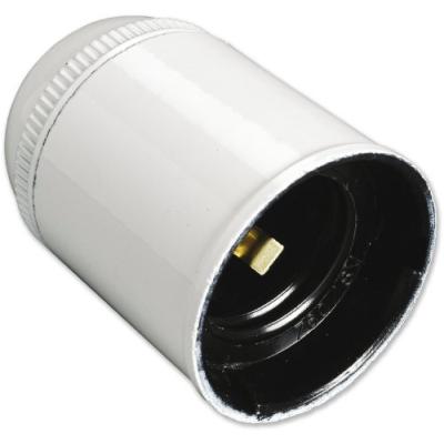 ELECTRALINE 71120 DOUILLE E27 LISSE BLANC