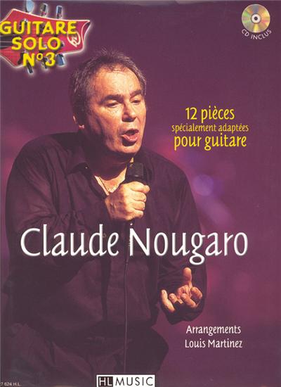 GUITARE SOLO N°3 : CLAUDENOUGARO+CD